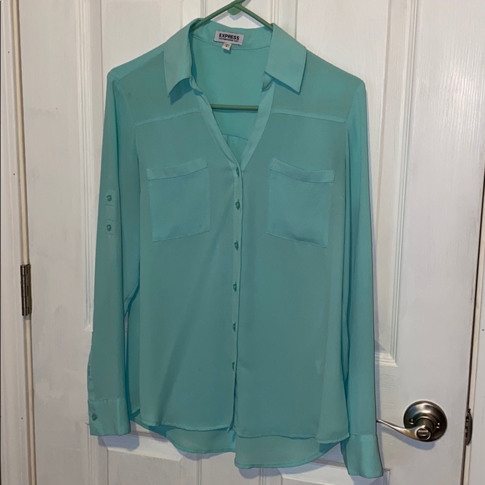 Express Women’s Portofino Full Button Blouse